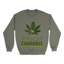 Load image into Gallery viewer, Rastafari JAMS Reggae Radio - iHeart Cannabis (DARK colored) Sweatshirts