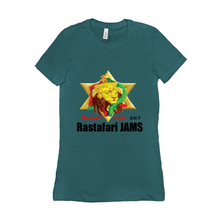 Load image into Gallery viewer, Rastafari JAMS Reggae Radio (Women's T-Shirts)