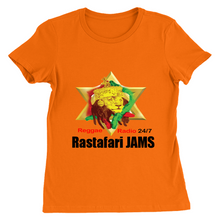 Load image into Gallery viewer, Rastafari JAMS Reggae Radio (Women's T-Shirts)