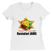 Load image into Gallery viewer, Rastafari JAMS Reggae Radio (Women's T-Shirts)