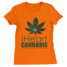 Load image into Gallery viewer, IHeart Cannabis Women's T-Shirts