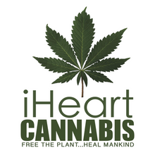 Load image into Gallery viewer, Rastafari JAMS Reggae Radio - iHeart Cannabis (LIGHT colored) Sweatshirts