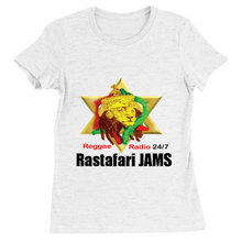Load image into Gallery viewer, Rastafari JAMS Reggae Radio (Women's T-Shirts)