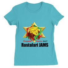 Load image into Gallery viewer, Rastafari JAMS Reggae Radio (Women's T-Shirts)