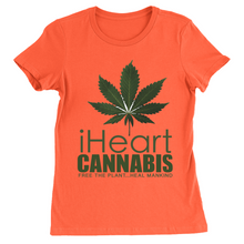 Load image into Gallery viewer, IHeart Cannabis Women's T-Shirts