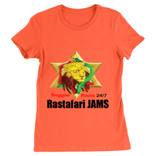 Load image into Gallery viewer, Rastafari JAMS Reggae Radio (Women's T-Shirts)