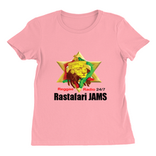 Load image into Gallery viewer, Rastafari JAMS Reggae Radio (Women's T-Shirts)