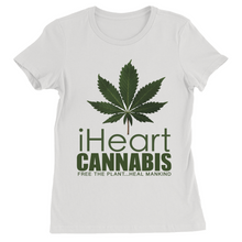 Load image into Gallery viewer, IHeart Cannabis Women's T-Shirts