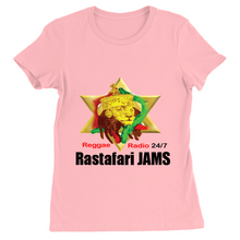 Load image into Gallery viewer, Rastafari JAMS Reggae Radio (Women's T-Shirts)