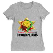 Load image into Gallery viewer, Rastafari JAMS Reggae Radio (Women's T-Shirts)