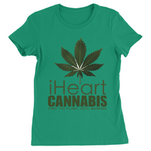 Load image into Gallery viewer, IHeart Cannabis Women's T-Shirts