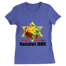 Load image into Gallery viewer, Rastafari JAMS Reggae Radio (Women's T-Shirts)