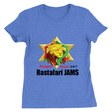 Load image into Gallery viewer, Rastafari JAMS Reggae Radio (Women's T-Shirts)