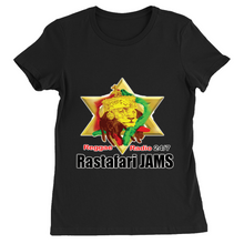 Load image into Gallery viewer, Rastafari JAMS Reggae Radio (Women's T-Shirts)