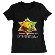 Load image into Gallery viewer, Rastafari JAMS Reggae Radio (Women's T-Shirts)