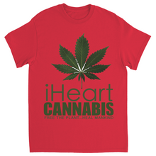 Load image into Gallery viewer, Rastafari JAMS Reggae Radio - iHeart Cannabis (LIGHT colored) T-Shirts