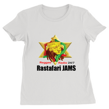 Load image into Gallery viewer, Rastafari JAMS Reggae Radio (Women's T-Shirts)