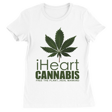 Load image into Gallery viewer, IHeart Cannabis Women's T-Shirts