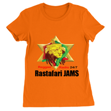 Load image into Gallery viewer, Rastafari JAMS Reggae Radio (Women's T-Shirts)