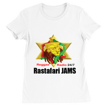 Load image into Gallery viewer, Rastafari JAMS Reggae Radio (Women's T-Shirts)