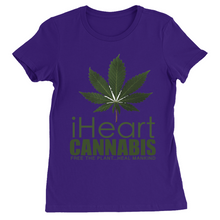 Load image into Gallery viewer, IHeart Cannabis Women's T-Shirts