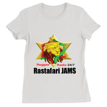 Load image into Gallery viewer, Rastafari JAMS Reggae Radio (Women's T-Shirts)