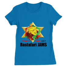 Load image into Gallery viewer, Rastafari JAMS Reggae Radio (Women's T-Shirts)