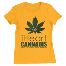 Load image into Gallery viewer, IHeart Cannabis Women's T-Shirts