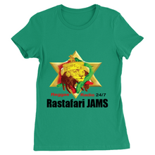 Load image into Gallery viewer, Rastafari JAMS Reggae Radio (Women's T-Shirts)