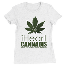 Load image into Gallery viewer, IHeart Cannabis Women's T-Shirts