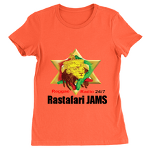 Load image into Gallery viewer, Rastafari JAMS Reggae Radio (Women's T-Shirts)