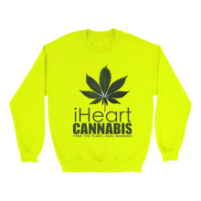 Load image into Gallery viewer, Apparel-DTG-Sweatshirt-Gildan-GI18000-XL-SafetyGreen-Mens-CF-20230810150614311
