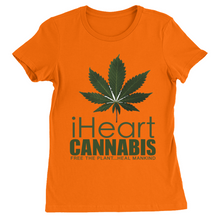 Load image into Gallery viewer, IHeart Cannabis Women&#39;s T-Shirts

