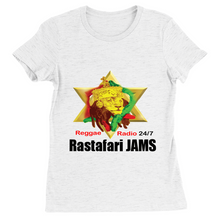 Load image into Gallery viewer, Rastafari JAMS Reggae Radio (Women&#39;s T-Shirts)
