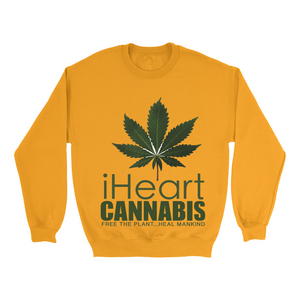 Rastafari JAMS Reggae Radio - iHeart Cannabis (LIGHT colored) Sweatshirts