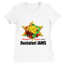 Load image into Gallery viewer, Rastafari JAMS Reggae Radio (Women&#39;s T-Shirts)
