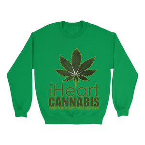 Rastafari JAMS Reggae Radio - iHeart Cannabis (DARK colored) Sweatshirts